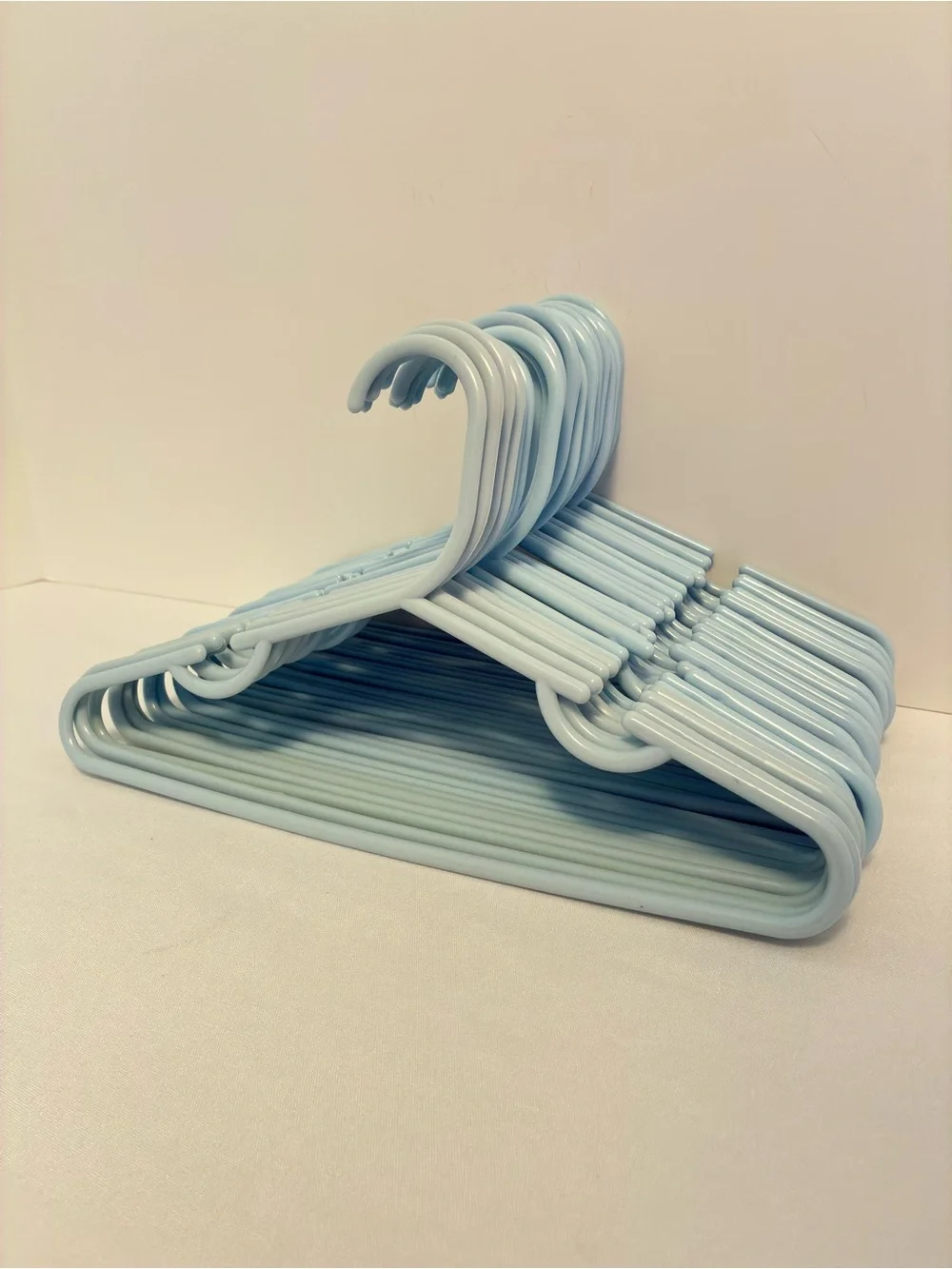 Kid's Clothing Hangers Blue Set of 30